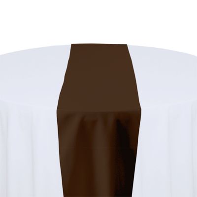 Brown Polyester Table Runner Rental