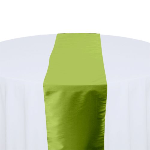Kiwi Taffeta Table Runner Rental