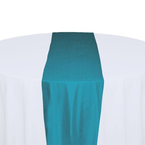 Turquoise Taffeta Table Runner Rental