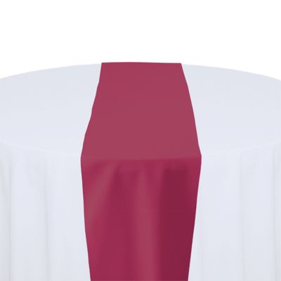 Hot Pink Polyester Table Runner Rental
