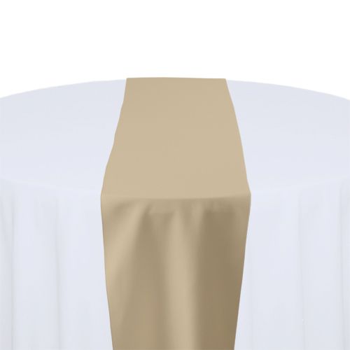 Camel Polyester Table Runner Rental