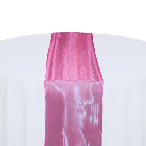Pink Raspberry Mirror Table Runner Rental