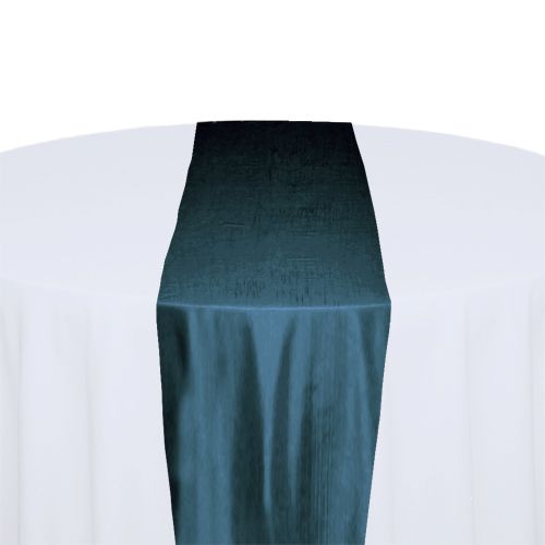 Teal Taffeta Table Runner Rental