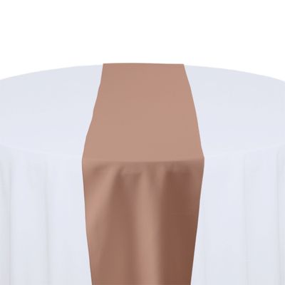 Mauve Polyester Table Runner Rental Mauve Polyester Table Runner Rental