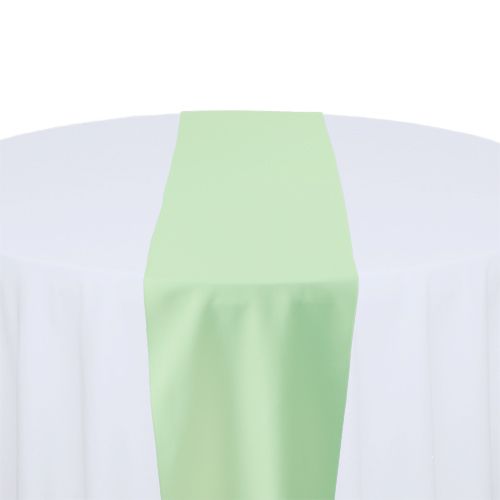 Mint Green Polyester Table Runner Rental