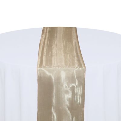 Champagne Mirror Table Runner Rental