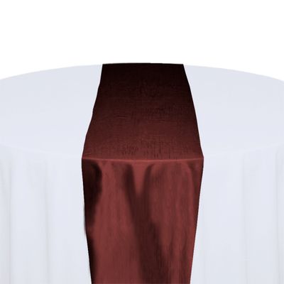 Cinnamon Taffeta Table Runner Rental