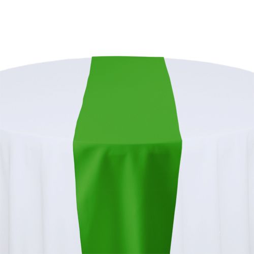 Kelly Green Polyester Table Runner Rental
