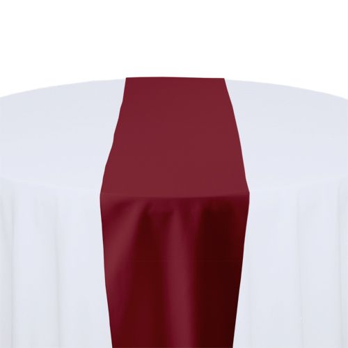 Ruby Polyester Table Runner Rental
