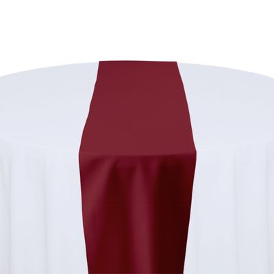 Ruby Polyester Table Runner Rental Ruby Polyester Table Runner Rental