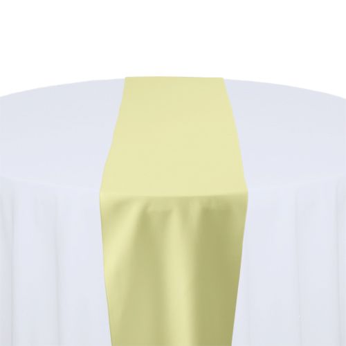 Maize Polyester Table Runner Rental