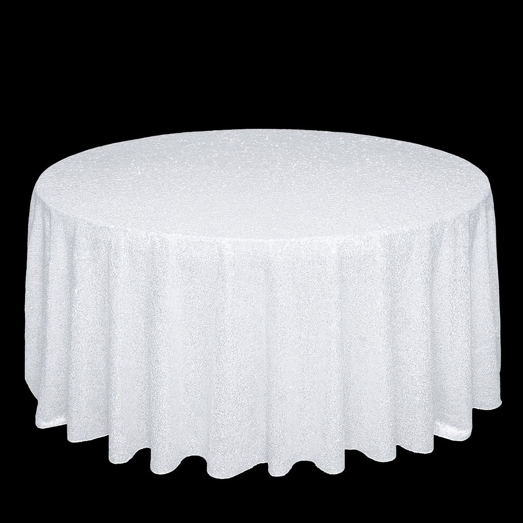 White Wellington Damask Tablecloths Rentals