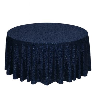 Navy Sequin Tablecloth Rentals - Mesh