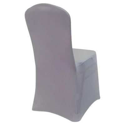 Silver Spandex Chair Cover Rentals for Weddings &amp; Events — Shipped Nationwide