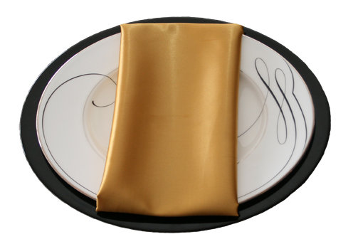 Gold Satin Napkin Gold Satin Napkin