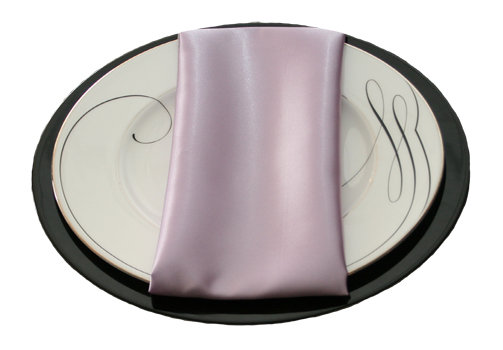Lilac Satin Napkins Lilac Satin Napkins