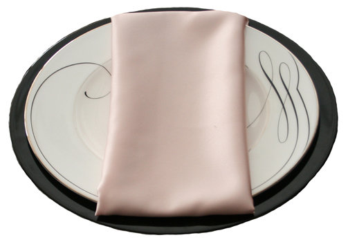 Blush Lamour Matte Satin Napkin Blush Lamour Matte Satin Napkin