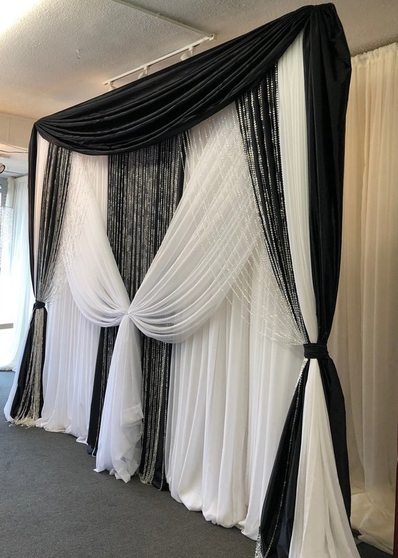 Crystal Beaded Curtain - 12'