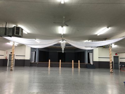 Boone County Fairgrounds Ceiling Draping
