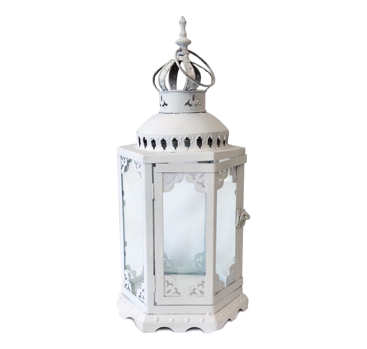 White Wedding Lantern Centerpiece Rentals