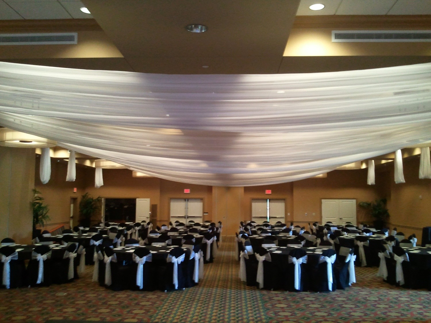 Flat Ceiling Draping