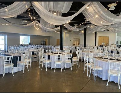 Ceiling Draping &amp; Lighting