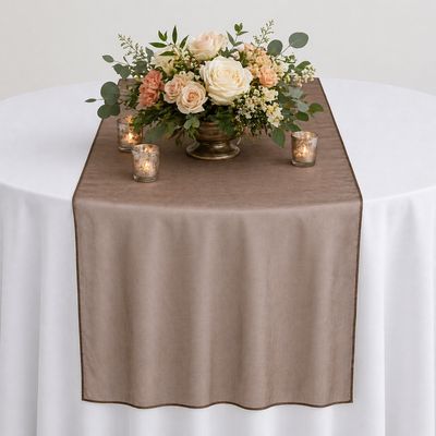 Organza Sheer Table Runner Rentals