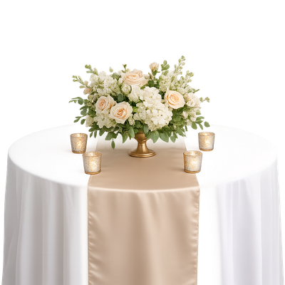 Lamour Matte Satin Table Runner Rentals