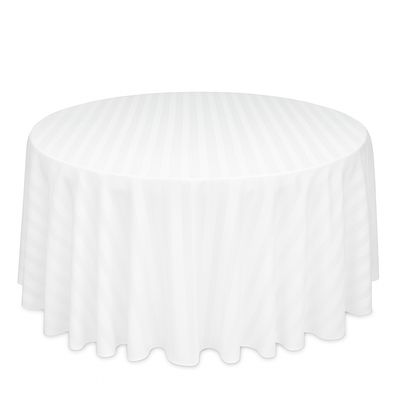 Satin Stripe Tablecloth Rentals