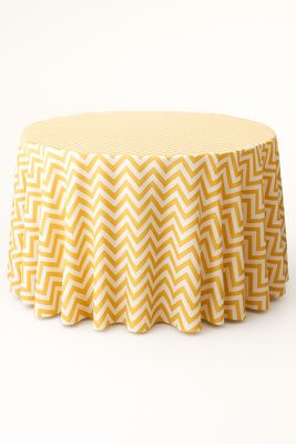 Chevron Tablecloth Rentals