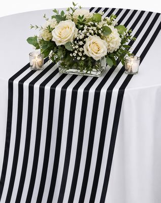 Stripe Table Runner Rentals