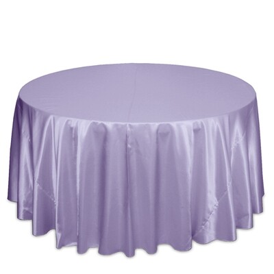 Lilac Satin Tablecloth Rentals