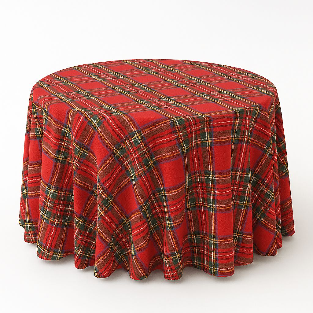 Holiday Plaid Tablecloth Rentals