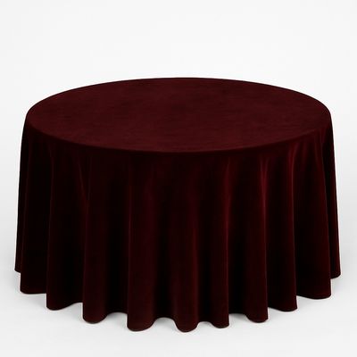 Merlot Velvet Tablecloths Rentals