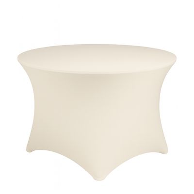 Ivory Spandex Tablecloths Rentals