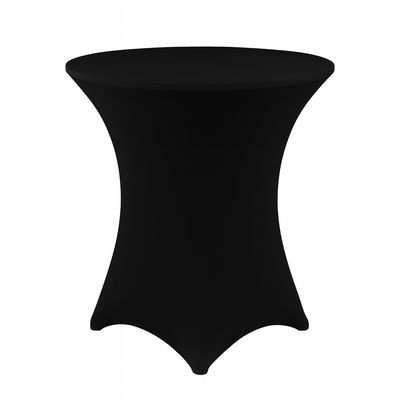 Black Spandex Tablecloths Rentals