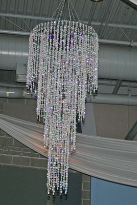 Tiffany Crystal 4 Tier Chandelier Rental