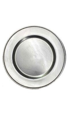 Silver Charger Plate Rentals