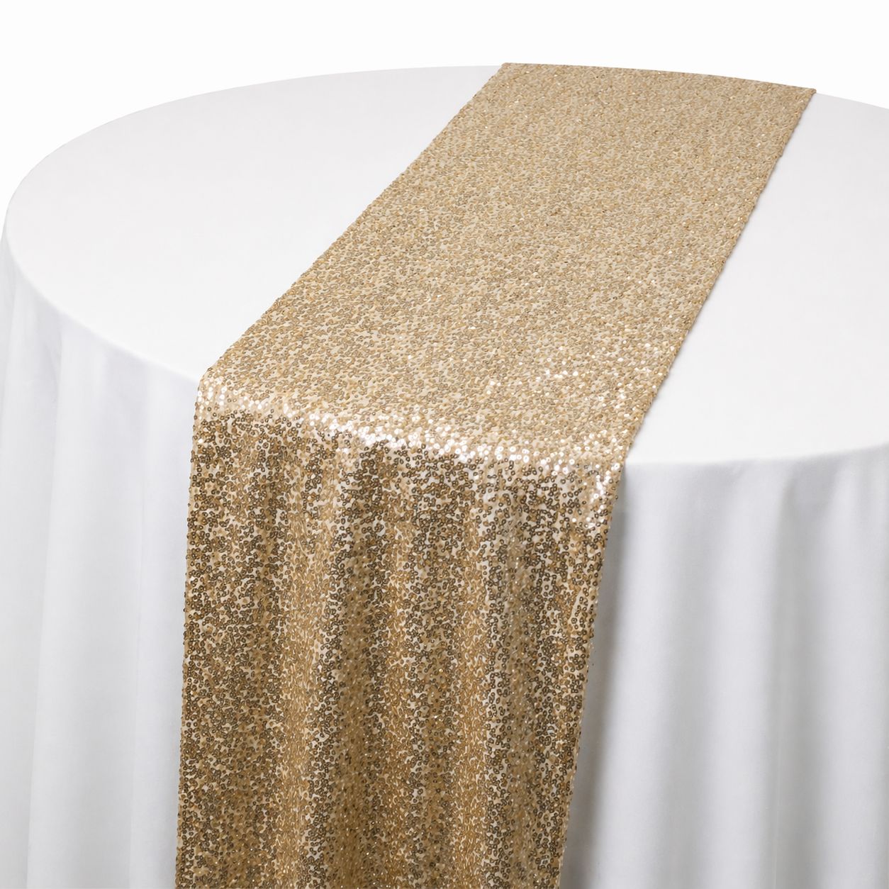Antique Gold Glitz Table Runner Rental
