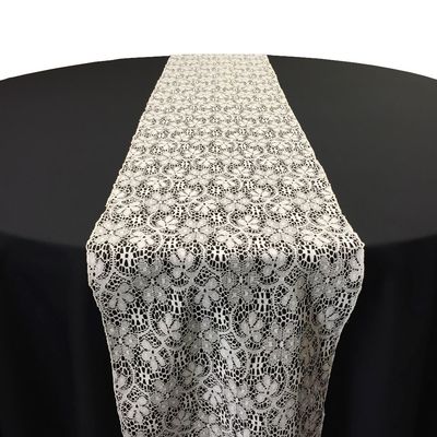Ivory Lace Doily Table Runner Rental