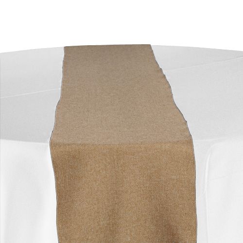 Faux Burlap Table Runner Rental