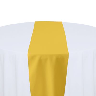 Goldenrod Polyester Table Runner Rental