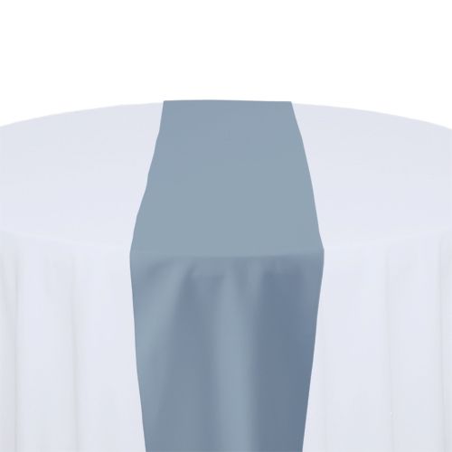 Slate Polyester Table Runner Rental