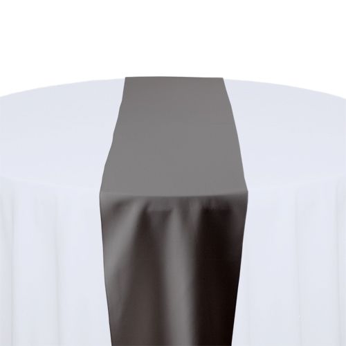 Charcoal Polyester Table Runner Rental