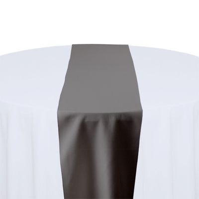 Charcoal Polyester Table Runner Rental