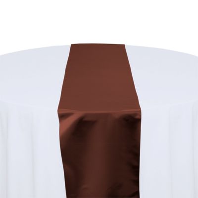 Copper Satin Table Runner Rental Copper Satin Table Runner Rental
