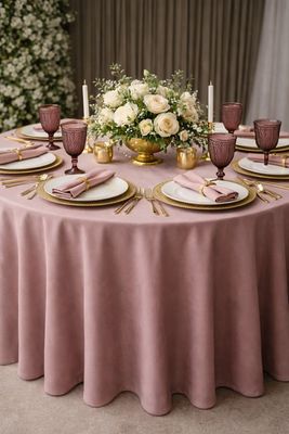 Dusty Rose Glass Goblet Rentals