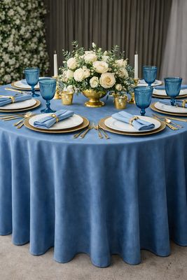 Blue Glass Goblet Rentals