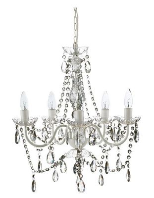 Clear Crystal Chandelier Rental - 5 Light