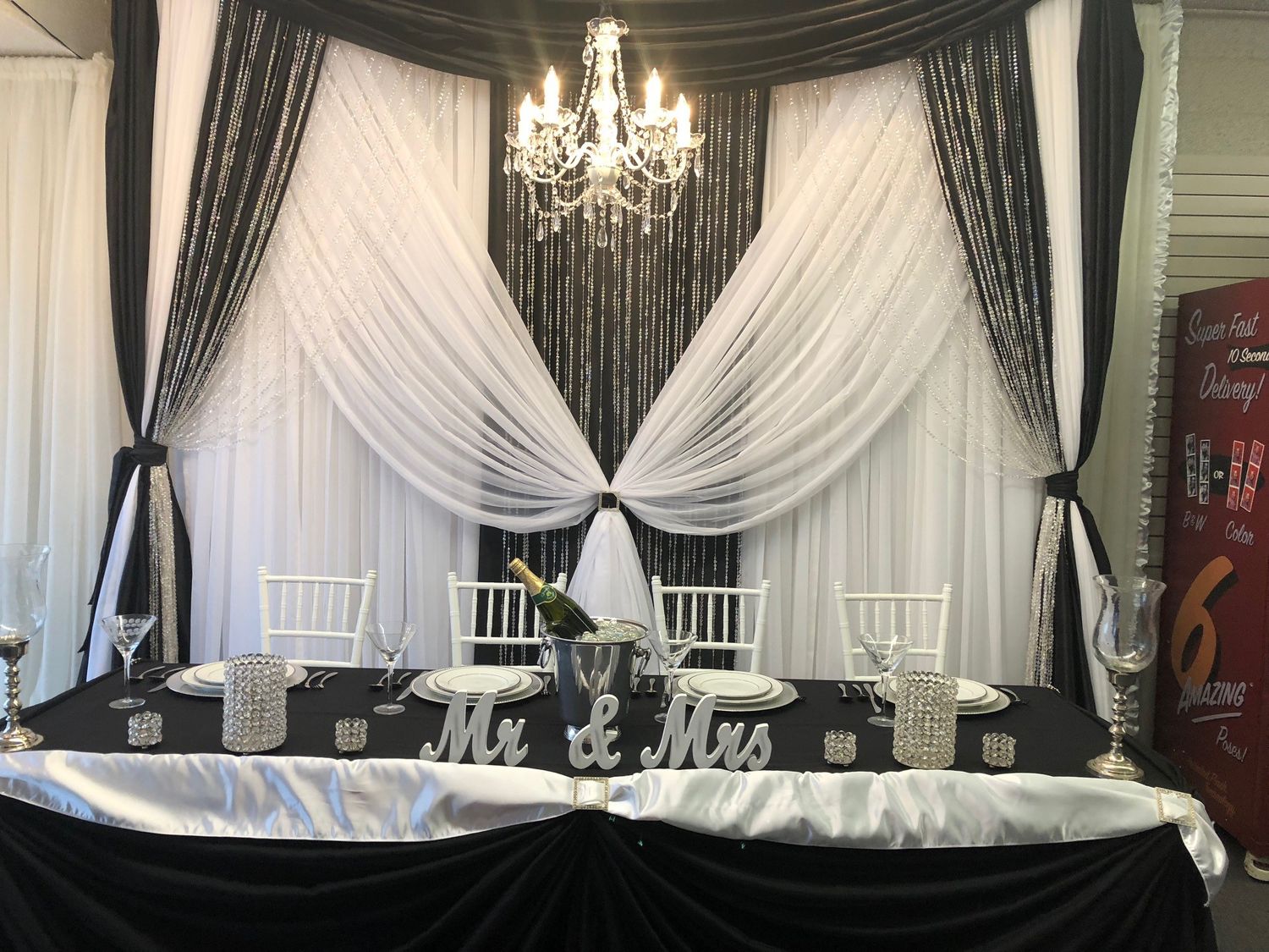 Crystal Beaded Curtain Rentals - 12'